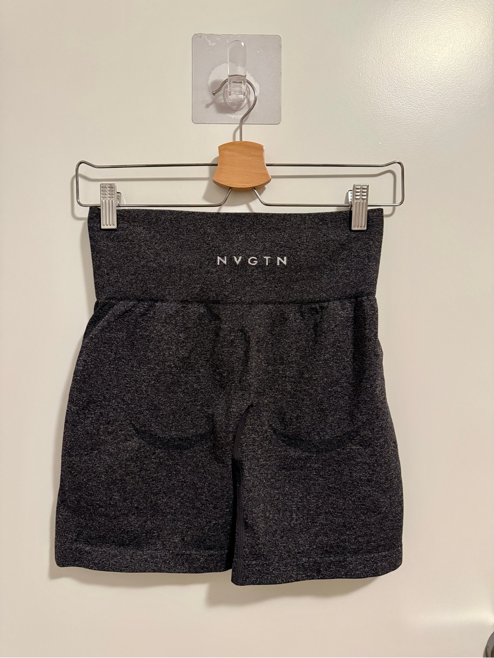 NVGTN Black Speckled Lift Seamless Shorts